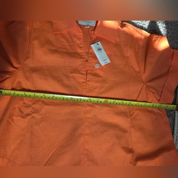 Oversized Shirt Dress Coral - Picture 9 of 13